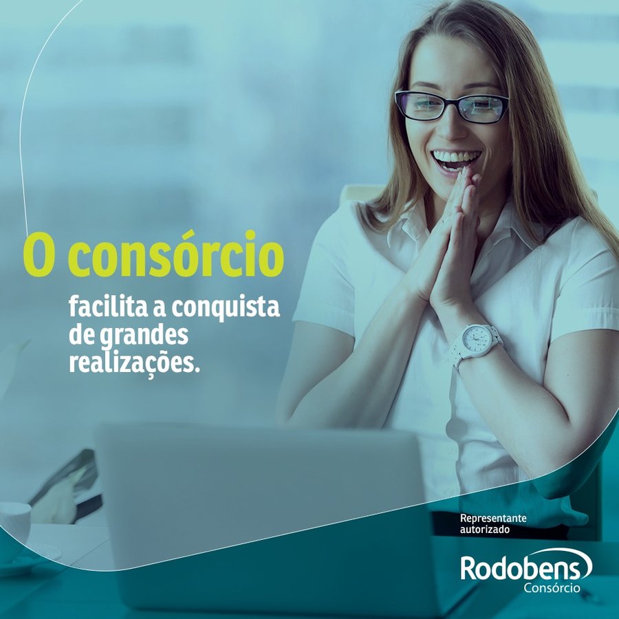 O consórcio facilita a conquista de grandes realizações. Representante autorizado Rodobens Consórcio